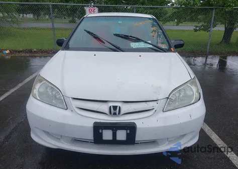 2004 Honda Civic Vp from USA, damaged, VIN 2HGES16344H608484